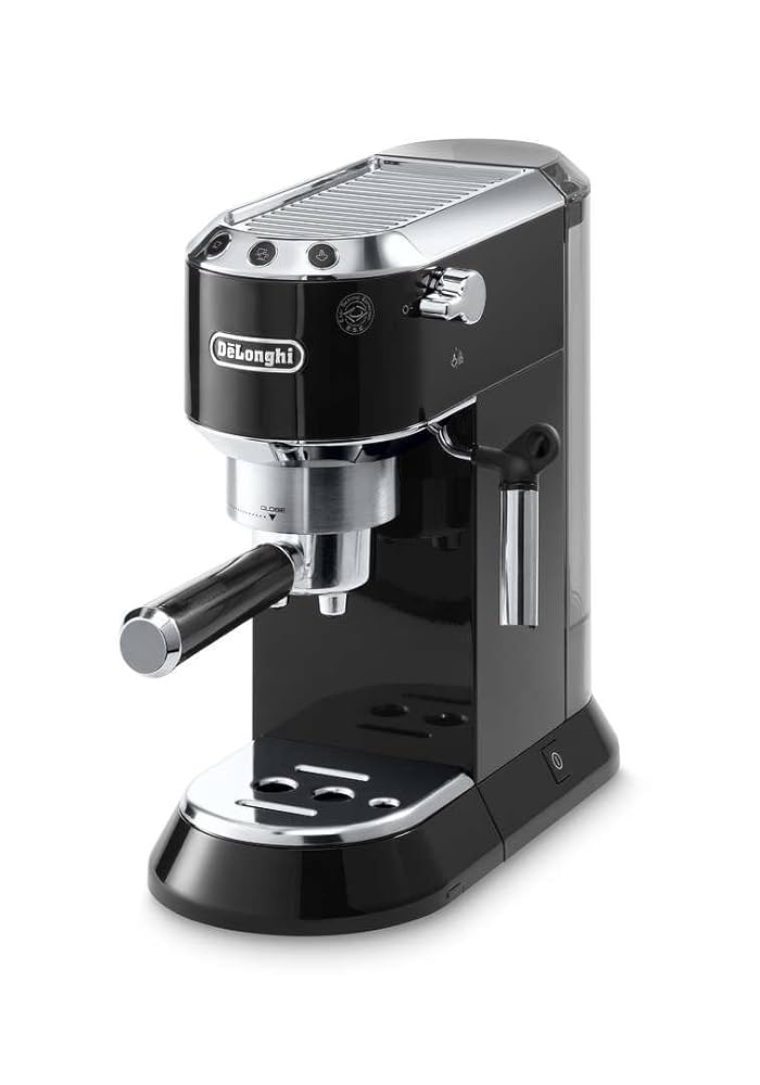 De'Longhi Dedica Coffee Machine EC680.BK, 15 Bar Espresso